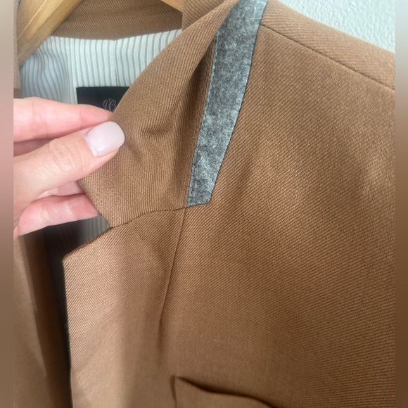 J.Crew Regent blazer in a camel brown wool size 16 - Picture 5 of 11
